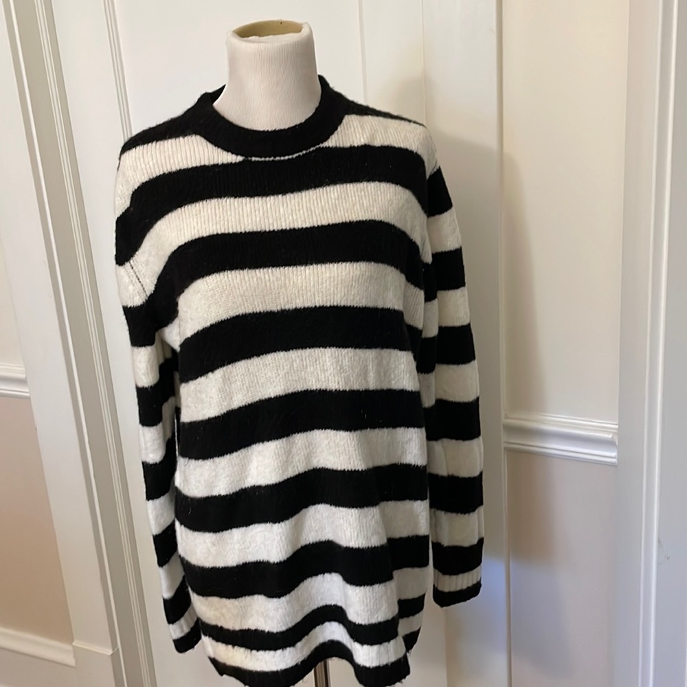 EUC long striped sweater